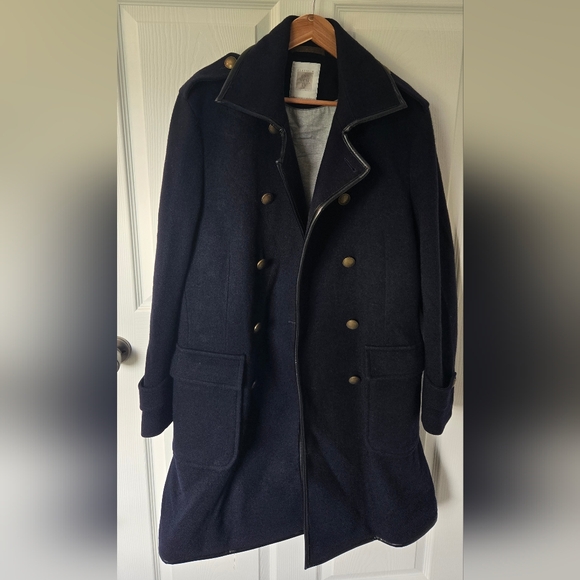 Cashmere Blend Oversized Blanket Peacoat. Eleventy- Handmade In Italy. Sz 40/50 - Picture 14 of 14